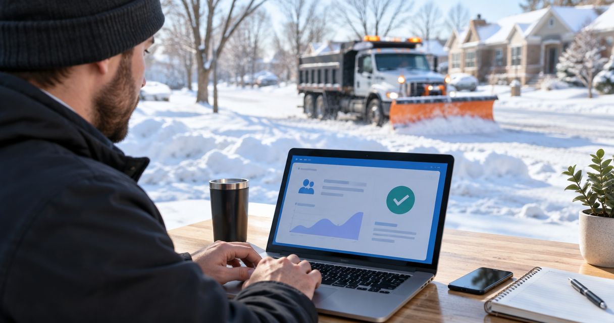 Automatically renew snow route billing when enrollment confirms