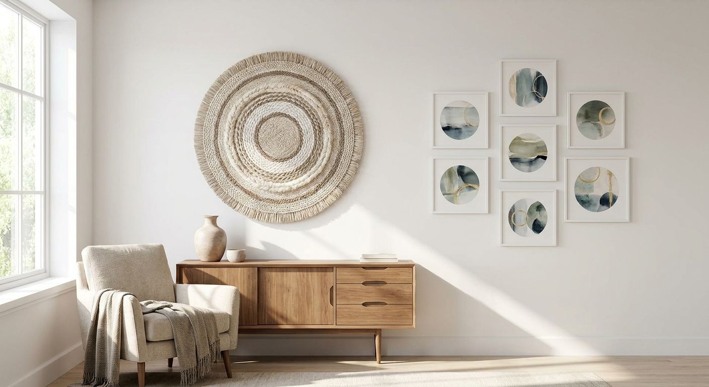 Best round and circular wall art for modern walls