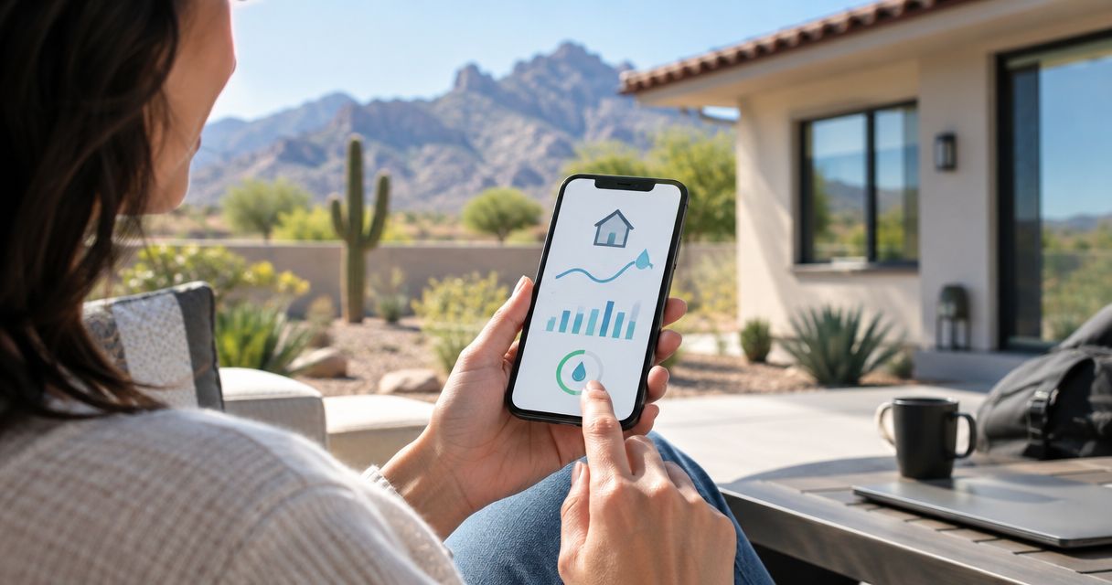 Automatically monitor your Tucson home's water use while away