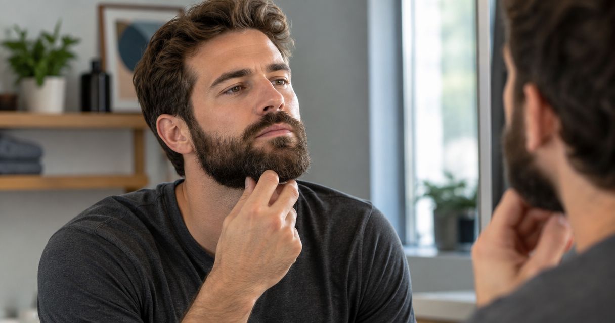 How long should you let your beard grow before shaping it?