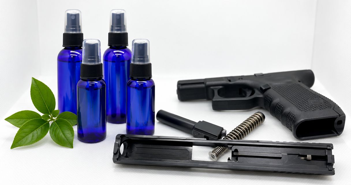 How should you dispose of biodegradable gun cleaner?