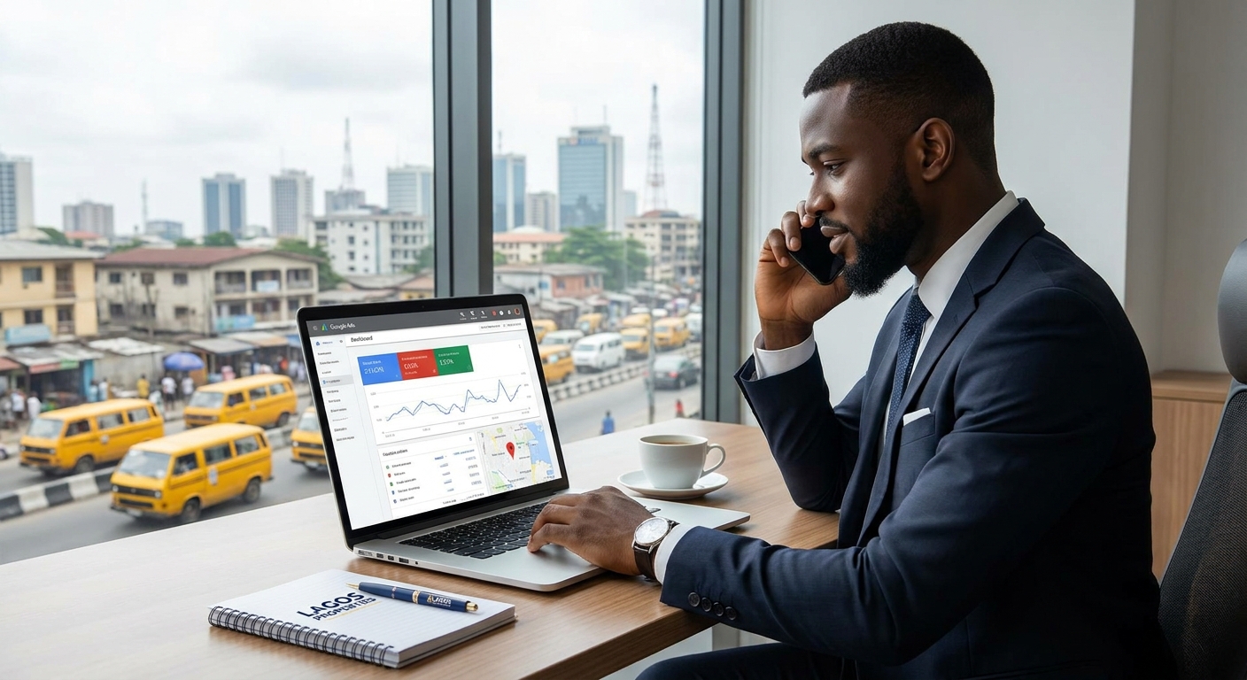 Google Ads management for real estate agents in Lagos