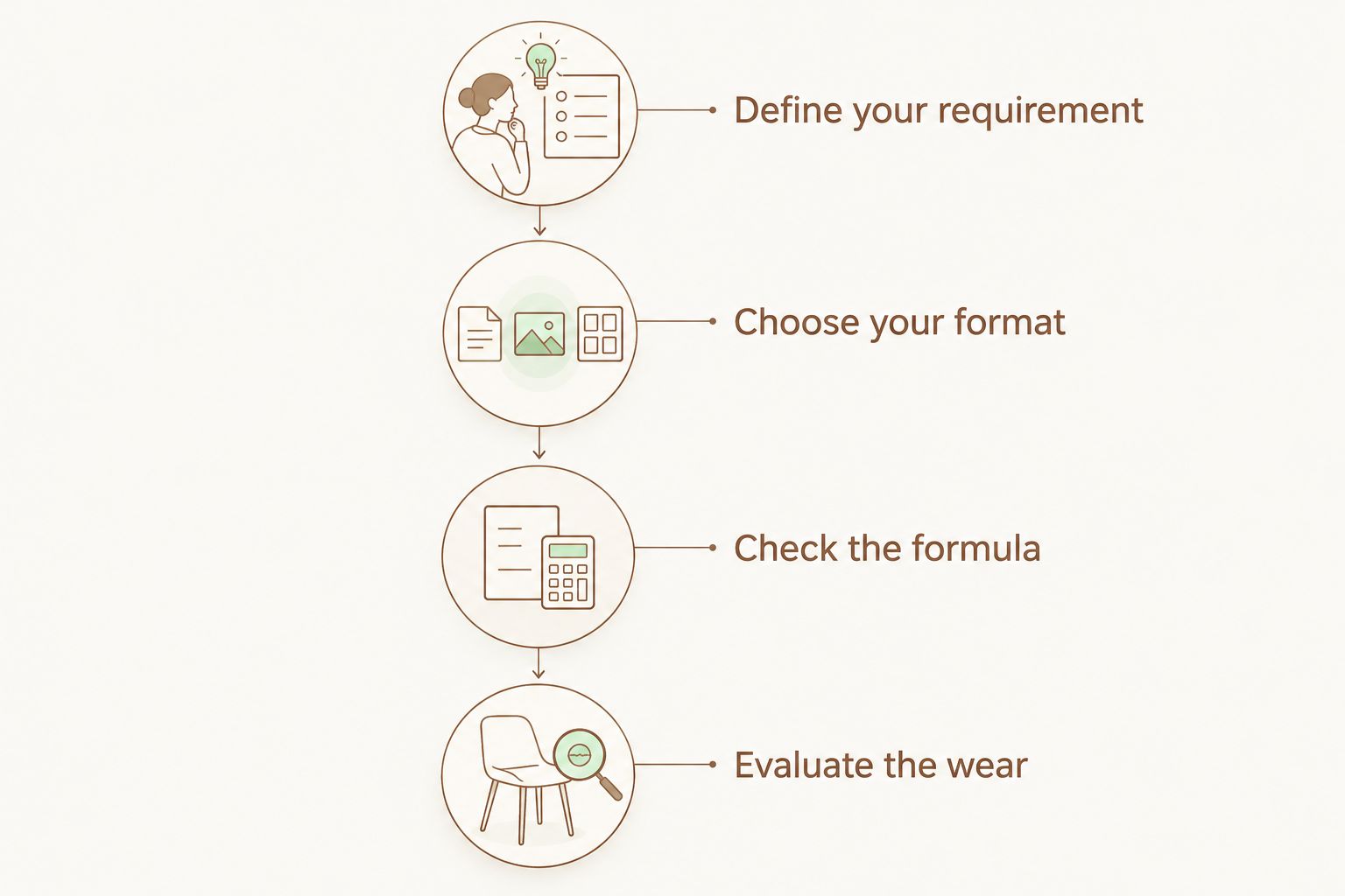 Four steps for choosing daily fragrance, from defining requirements to evaluating wear