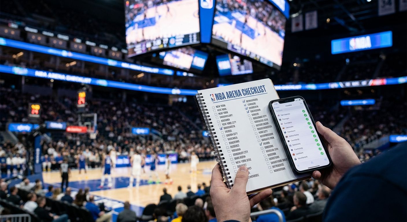 Best NBA arena checklist trackers in 2026