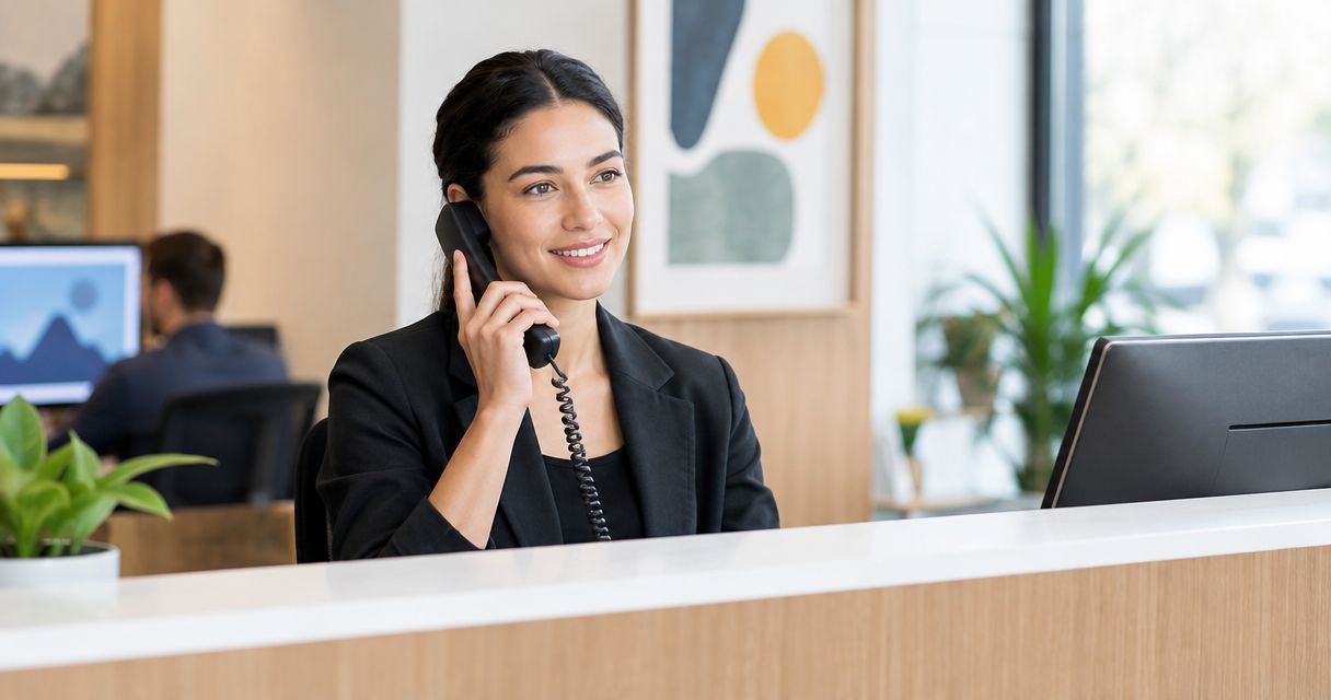 Can an AI receptionist transfer calls to a live person?