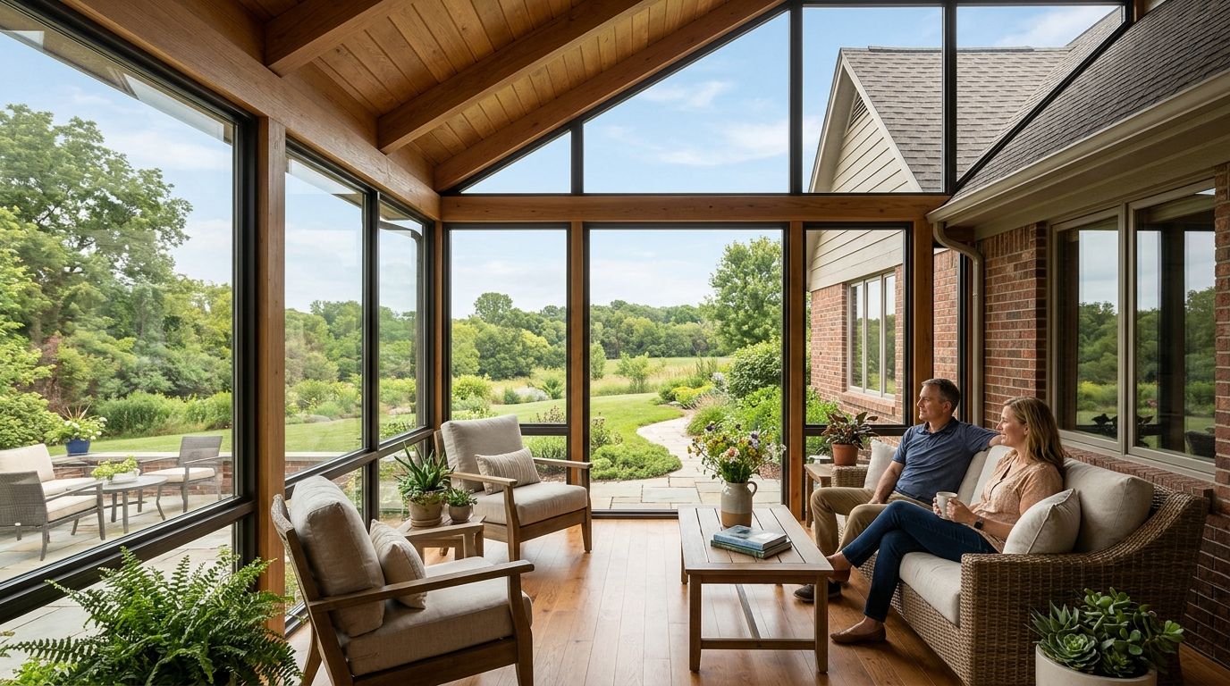 How much does a sunroom addition cost in Central Iowa?