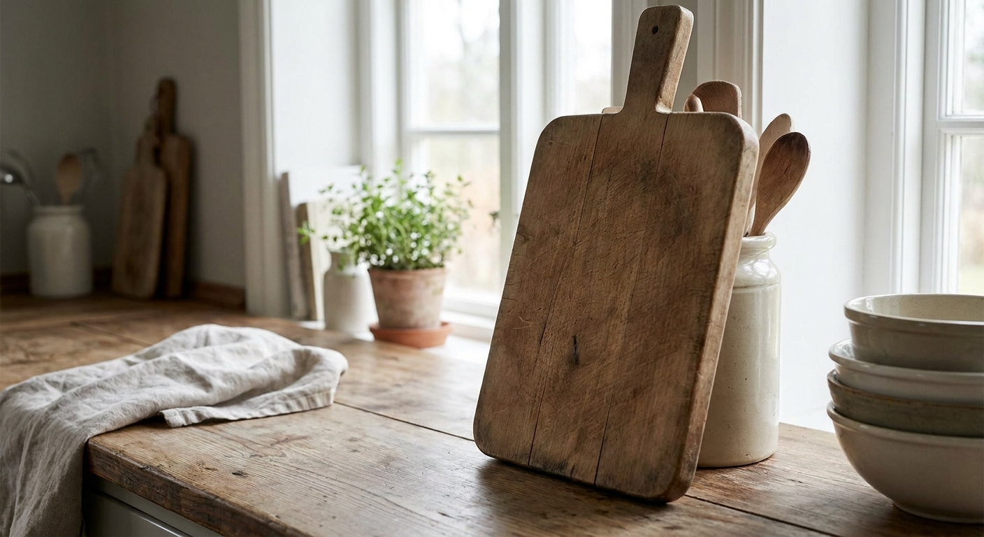 How to store a wooden chopping board to prevent warping