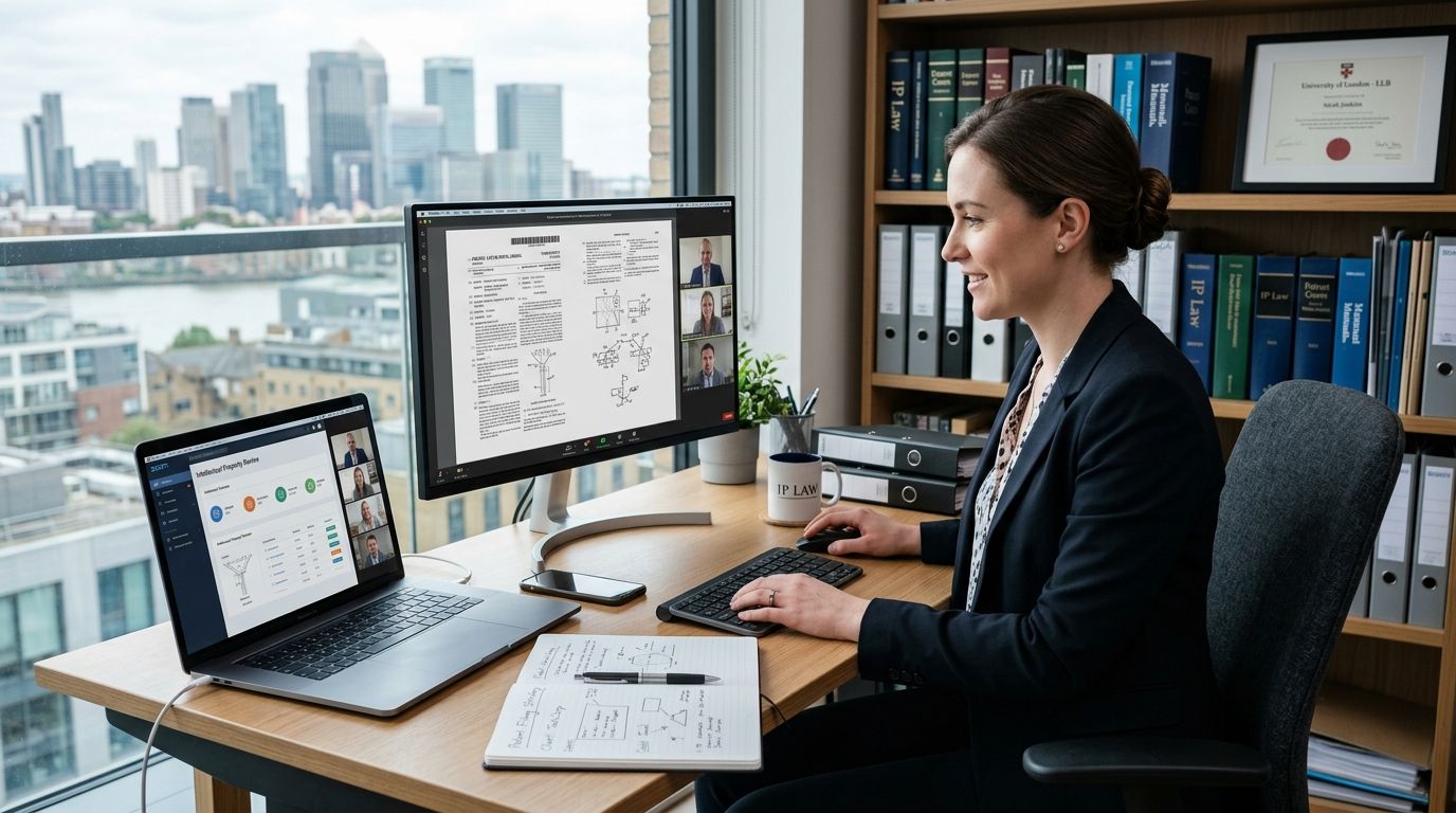 Virtual office for patent attorneys and IP consultants
