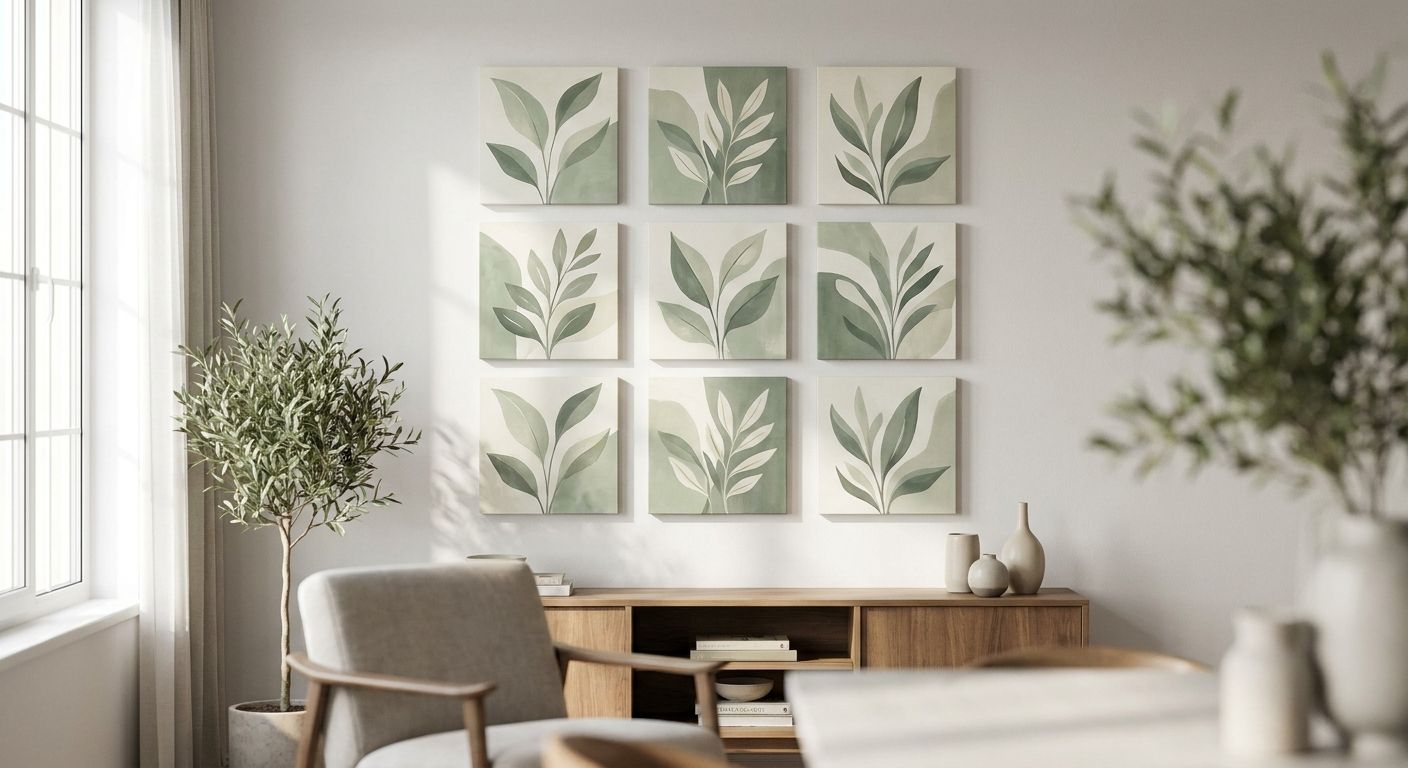 Best square canvas prints for symmetrical walls