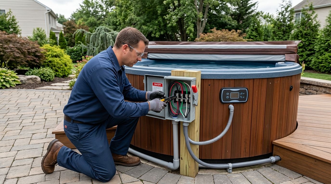 How to wire a hot tub safely in NJ