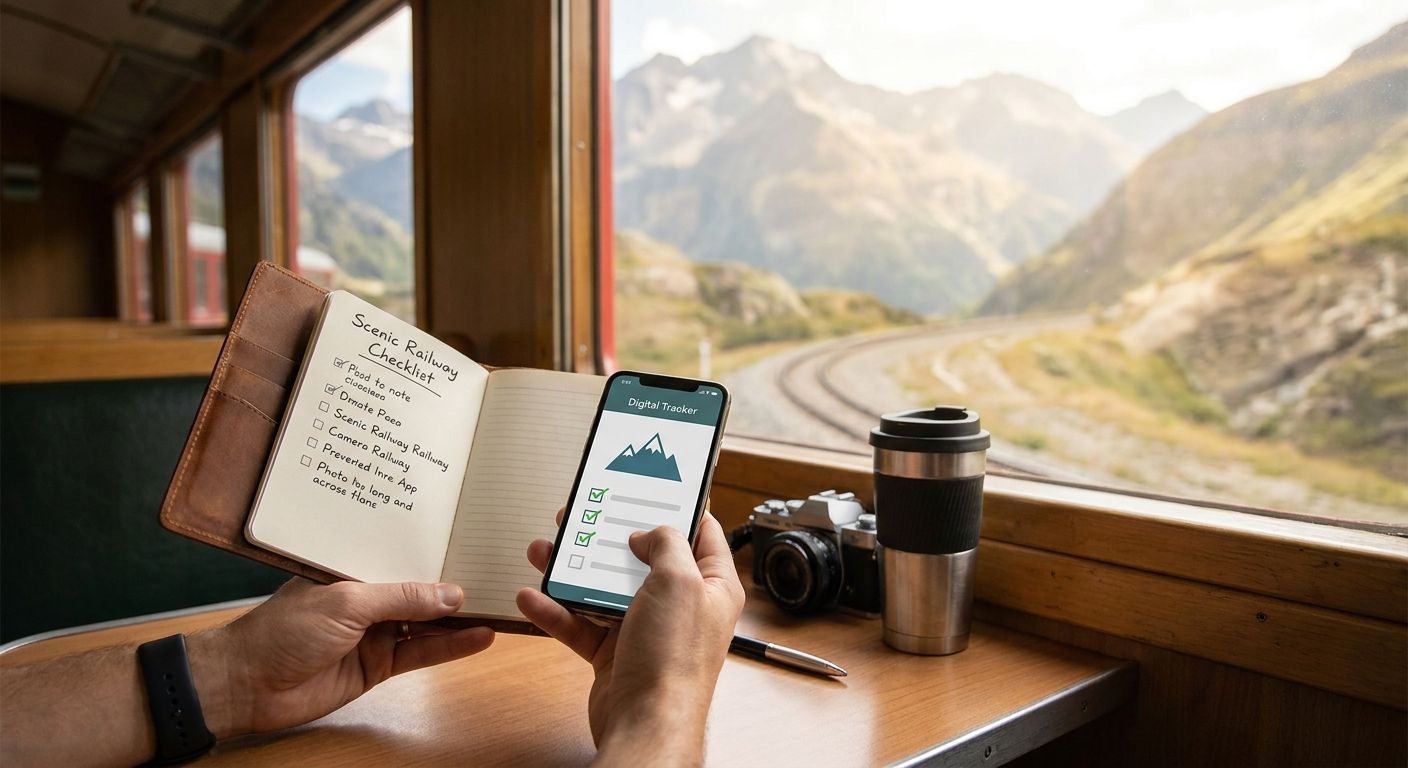 Best scenic railway checklist trackers in 2026