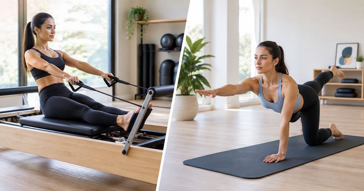Is reformer pilates better than mat pilates?