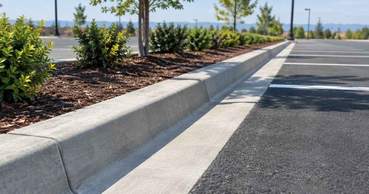 Best concrete curb and gutter profiles for parking lots 2026