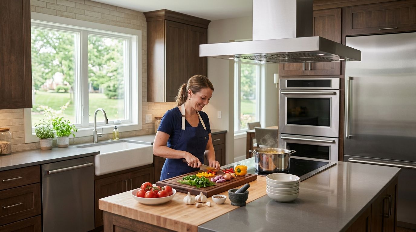 Kitchen remodeling for home chefs in Central Iowa