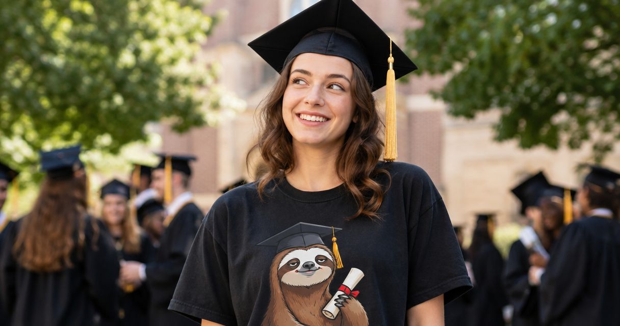 Best graduation shirts for people who barely made it
