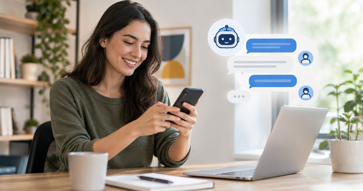 Can an AI agent text customers and sound like a real person?