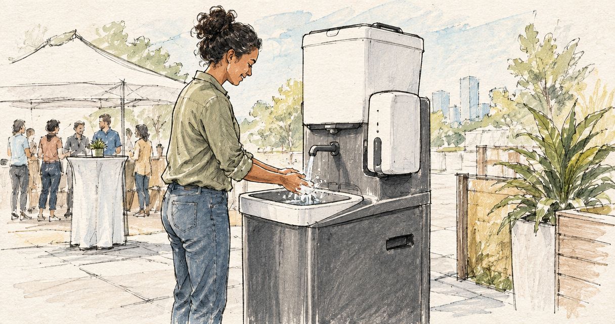How much does it cost to rent a hand wash station?