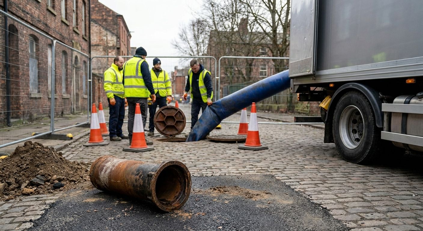CIPP pipe lining for aging sewer infrastructure