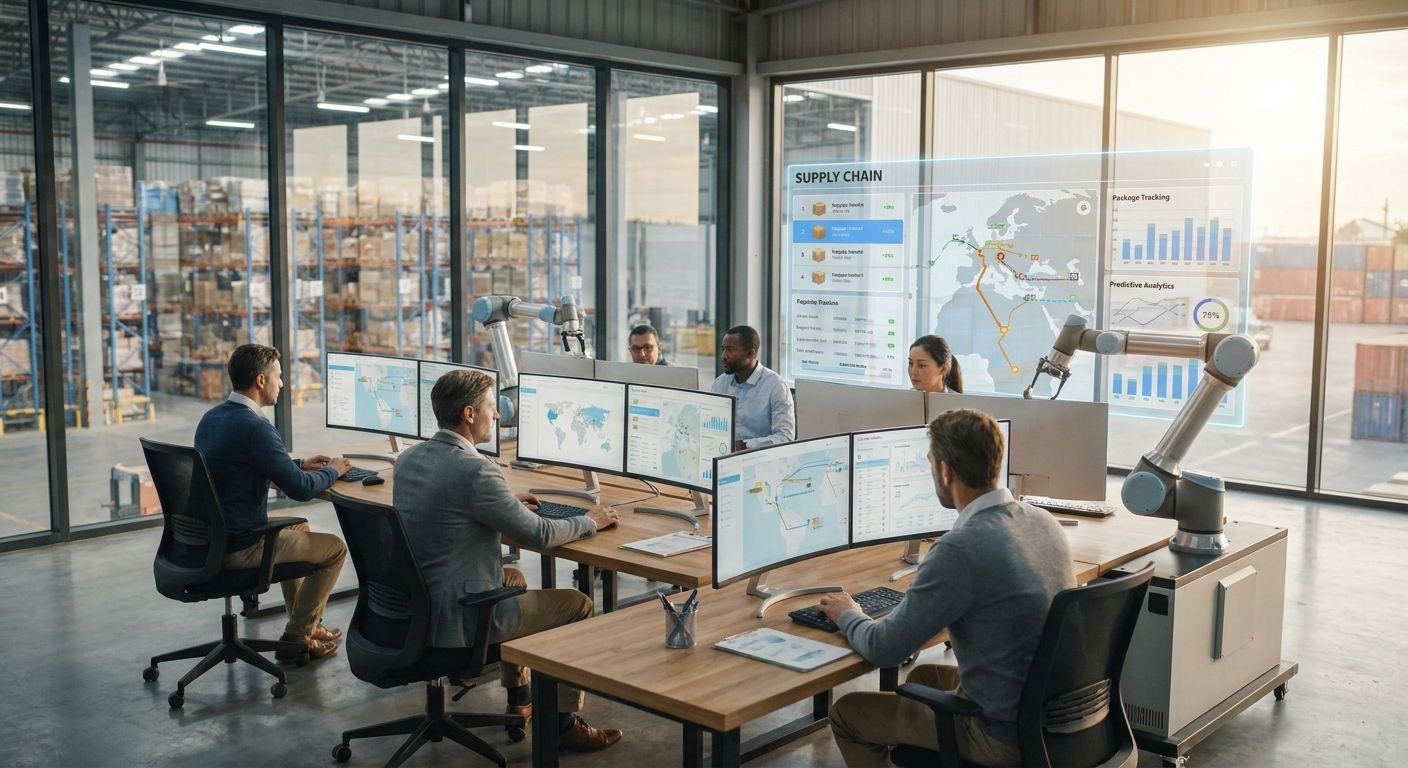 AI agent workspace for logistics companies