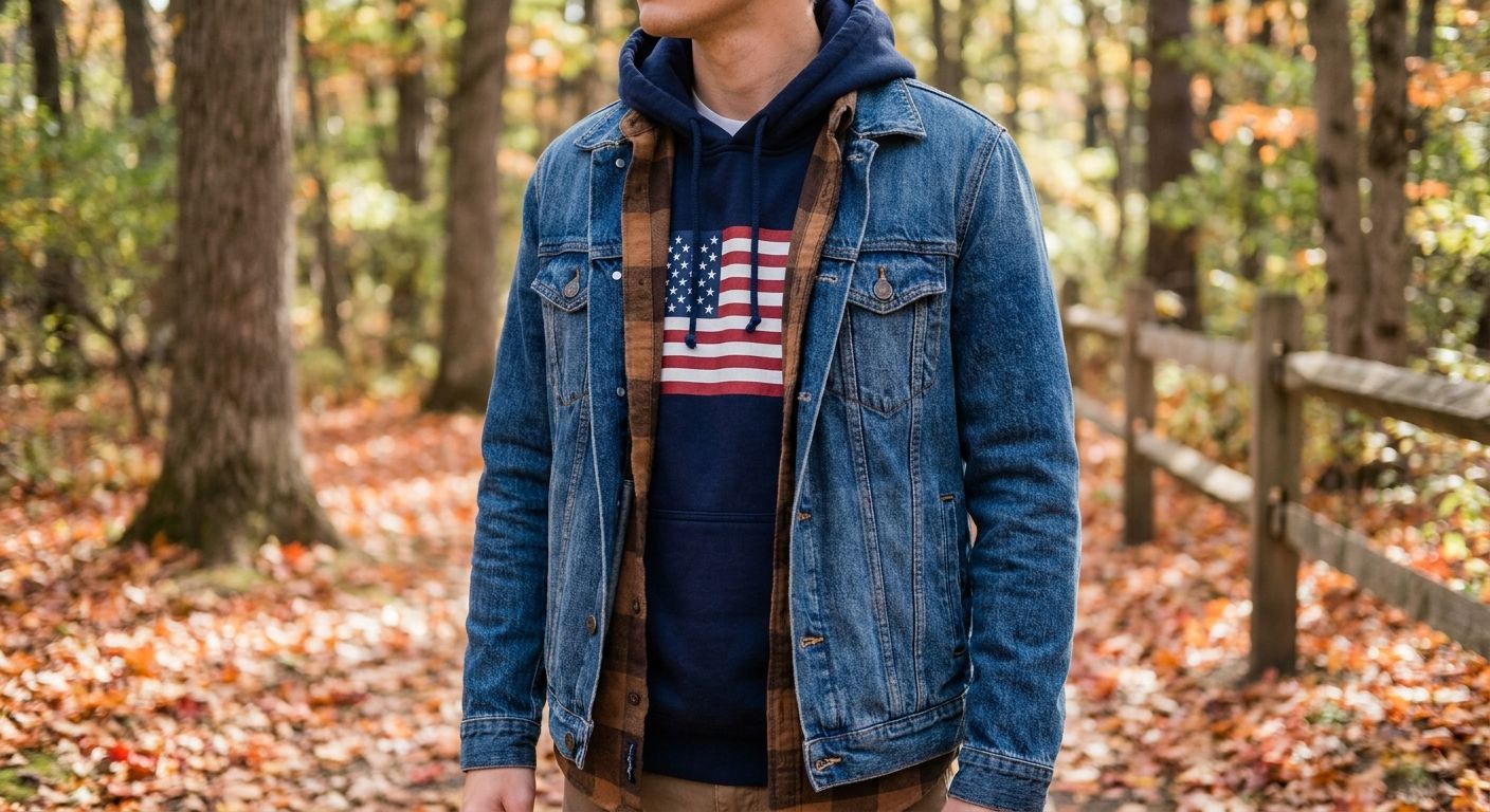 How to layer patriotic hoodies for fall