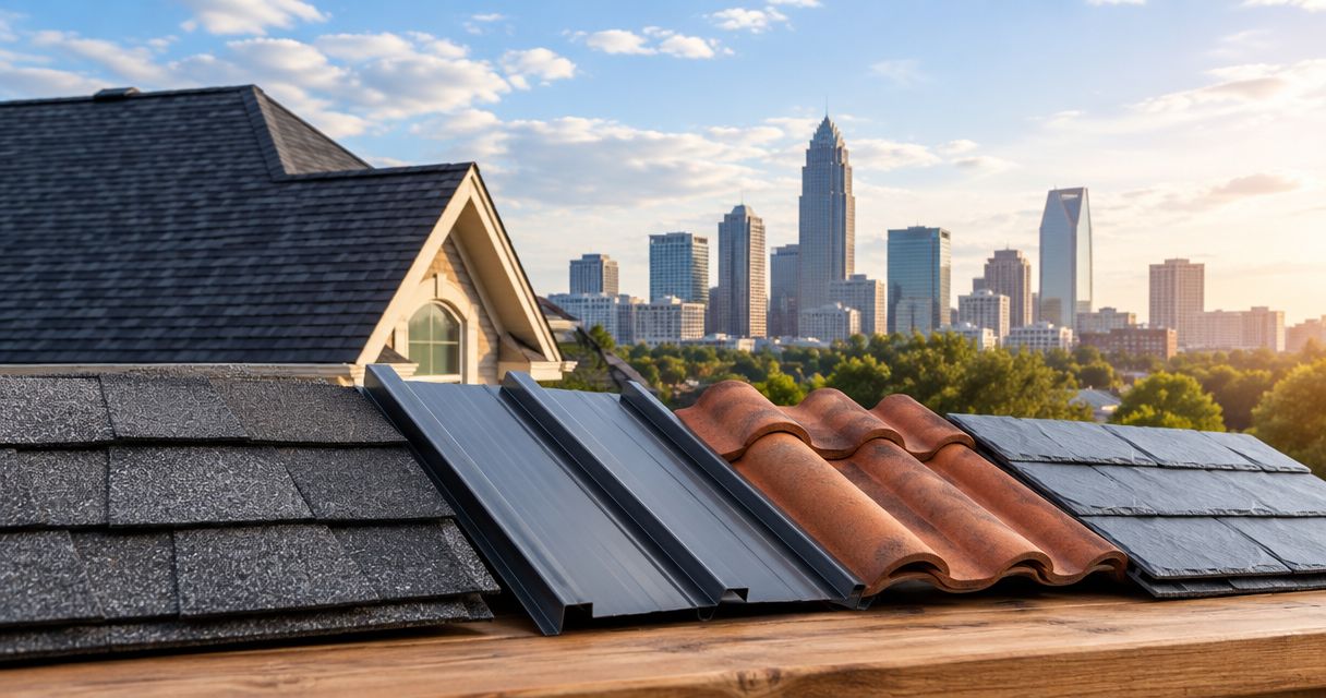 Best roofing materials for Charlotte NC weather in 2026
