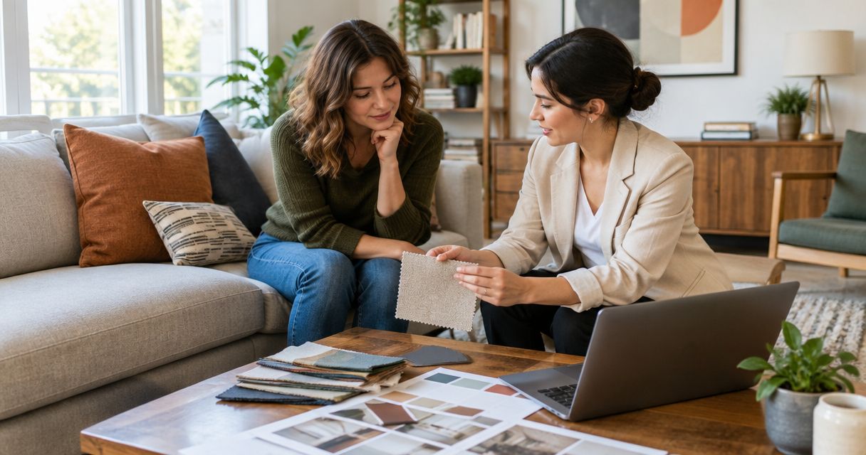 Can an interior designer work with furniture I already own?