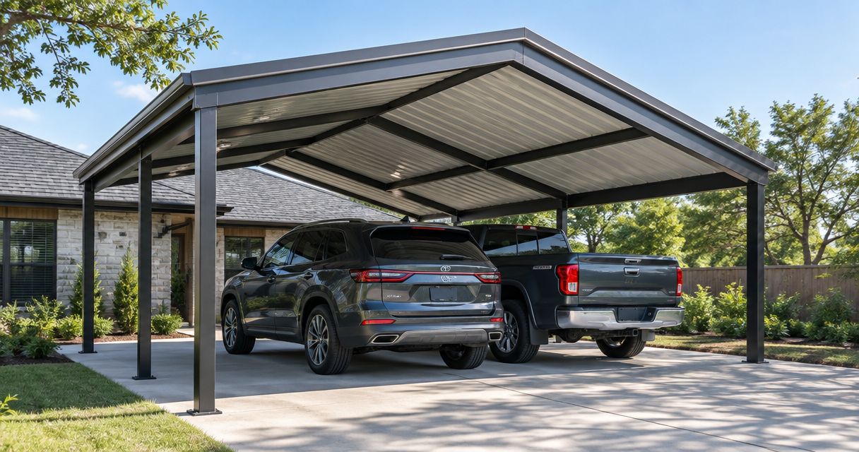 Best metal carport styles for Texas homeowners in 2026