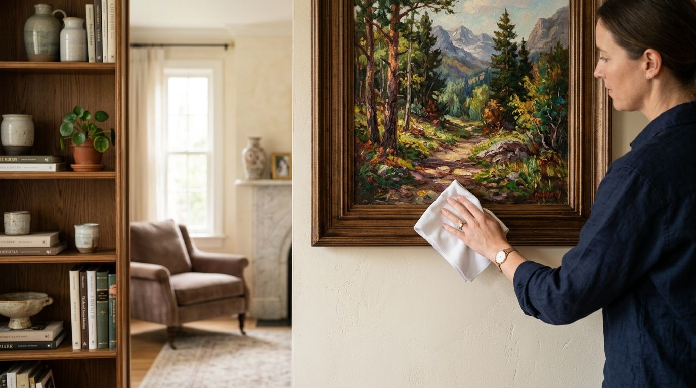How to care for an original painting at home