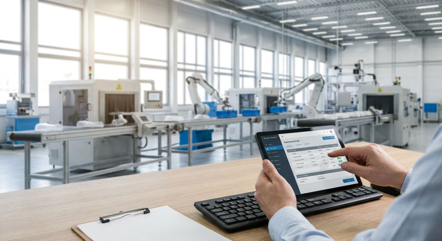 Order entry automation for plastics manufacturers