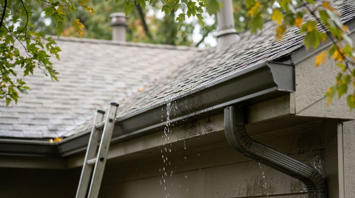 Why do gutters still overflow after gutter clearance?