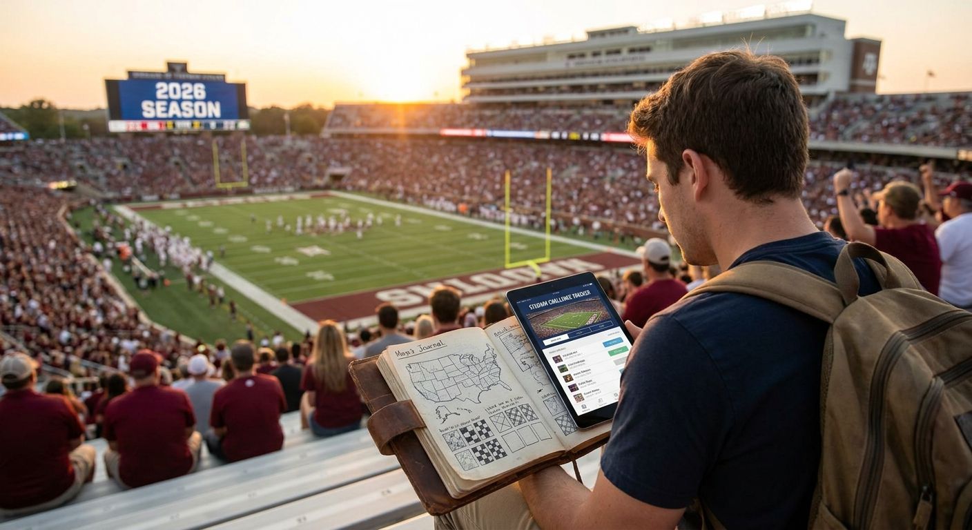 Best college football stadium checklist trackers in 2026