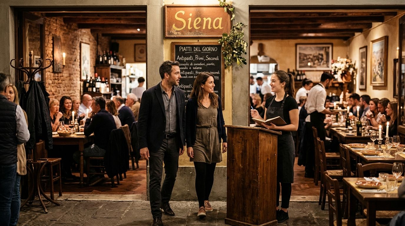 Can you walk in without a reservation at Siena?