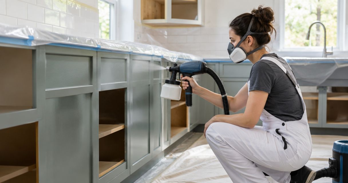 Best cabinet paint sprayers for a smooth kitchen refinish