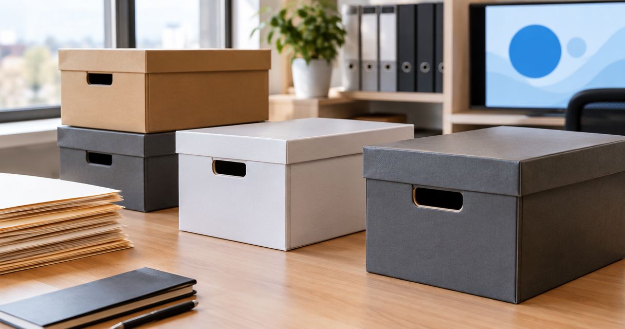 Best file boxes with lids for government records 2026