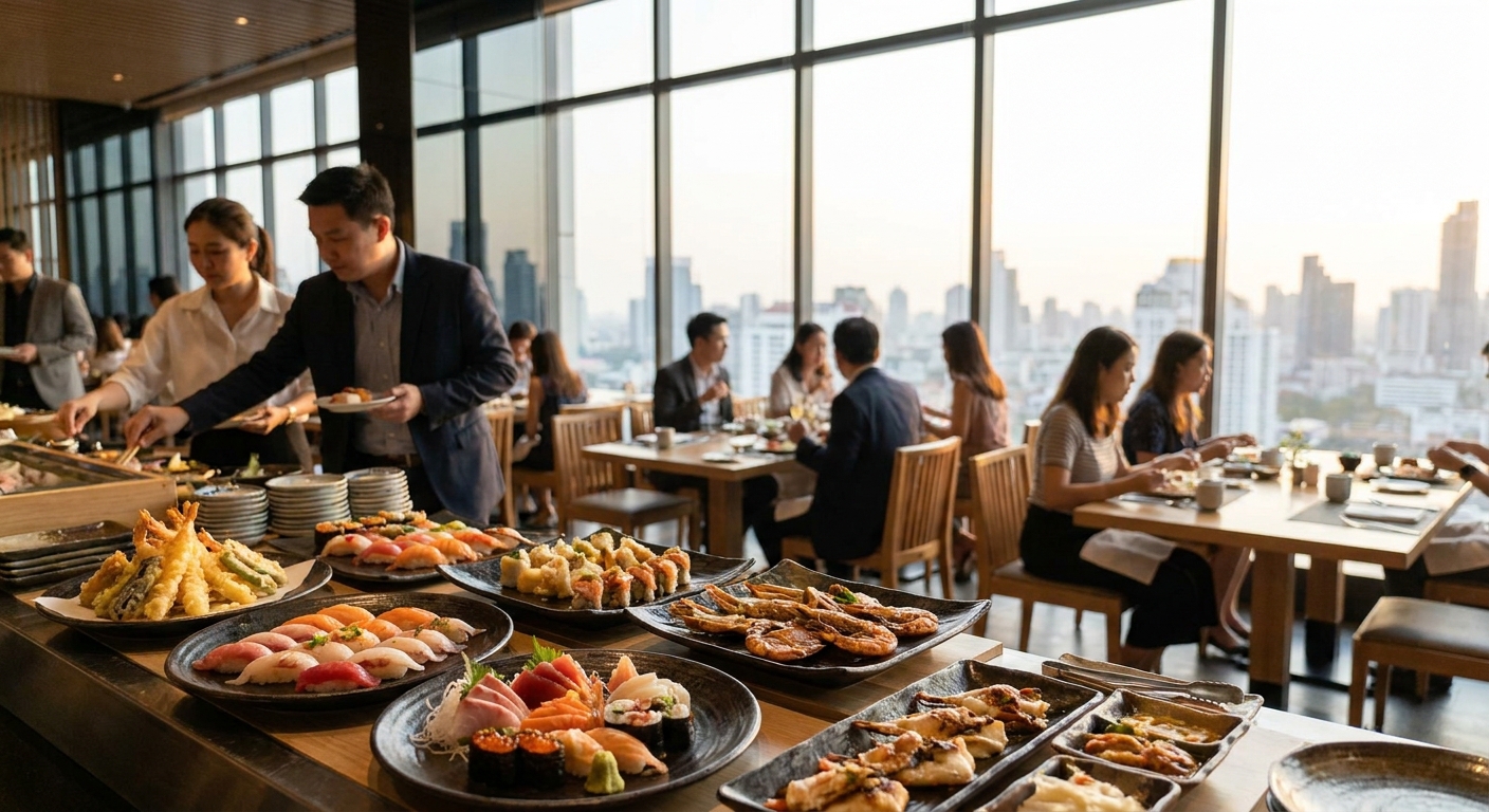 Best Japanese buffet in Bangkok now