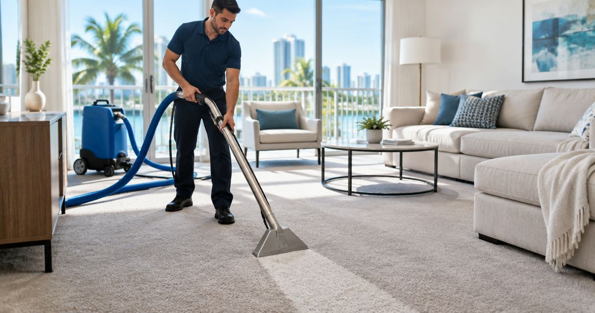 West Palm Beach carpet cleaning for move-out inspections