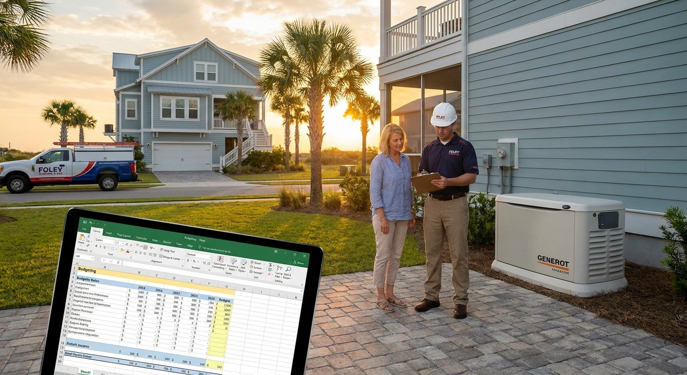 How to budget for generator installation in Foley, AL