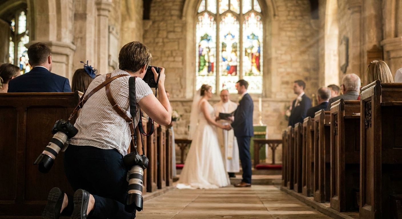 Wedding photography for church weddings