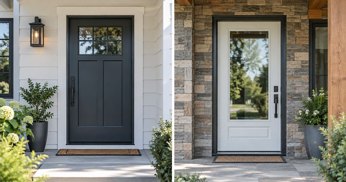 Steel or fiberglass: which entry door suits your home?