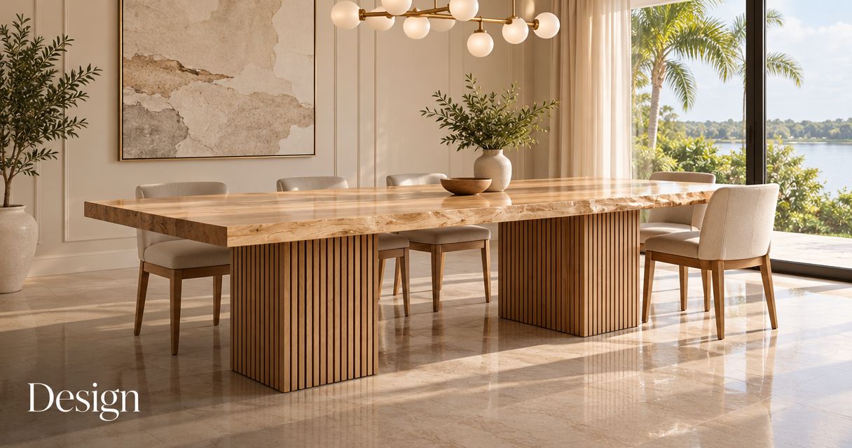 How do you commission a custom table for your Orlando home?