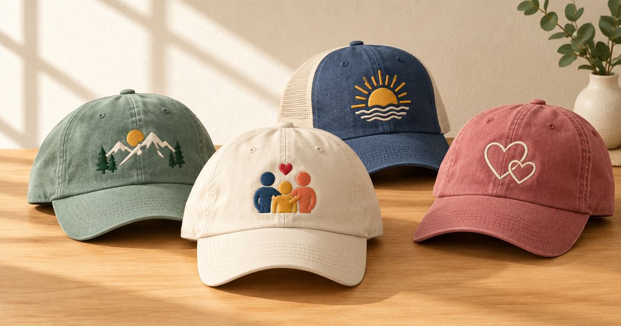 Custom hats with no minimum for family reunions