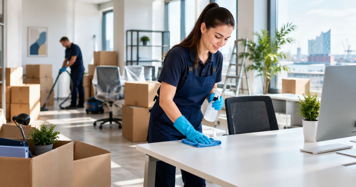 Wie lässt sich Büroreinigung bei einem Büroumzug organisieren?