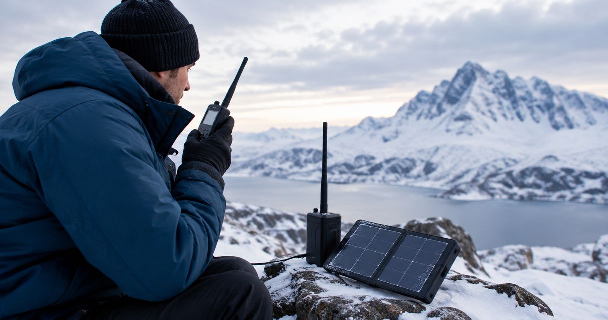 Can off-grid communication hardware work in extreme cold?