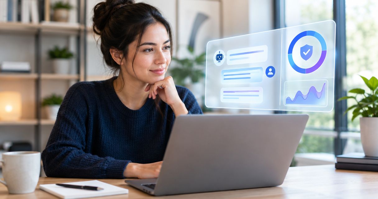 Is an AI chat analyzer confidence score a probability?