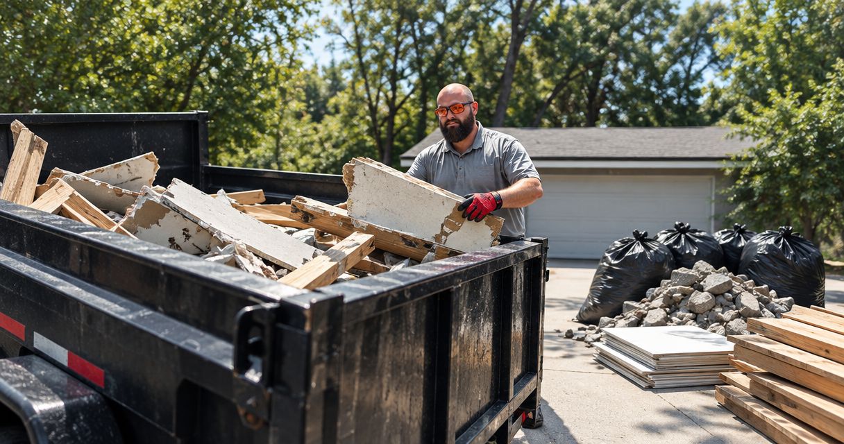 How to prepare demolition debris for removal