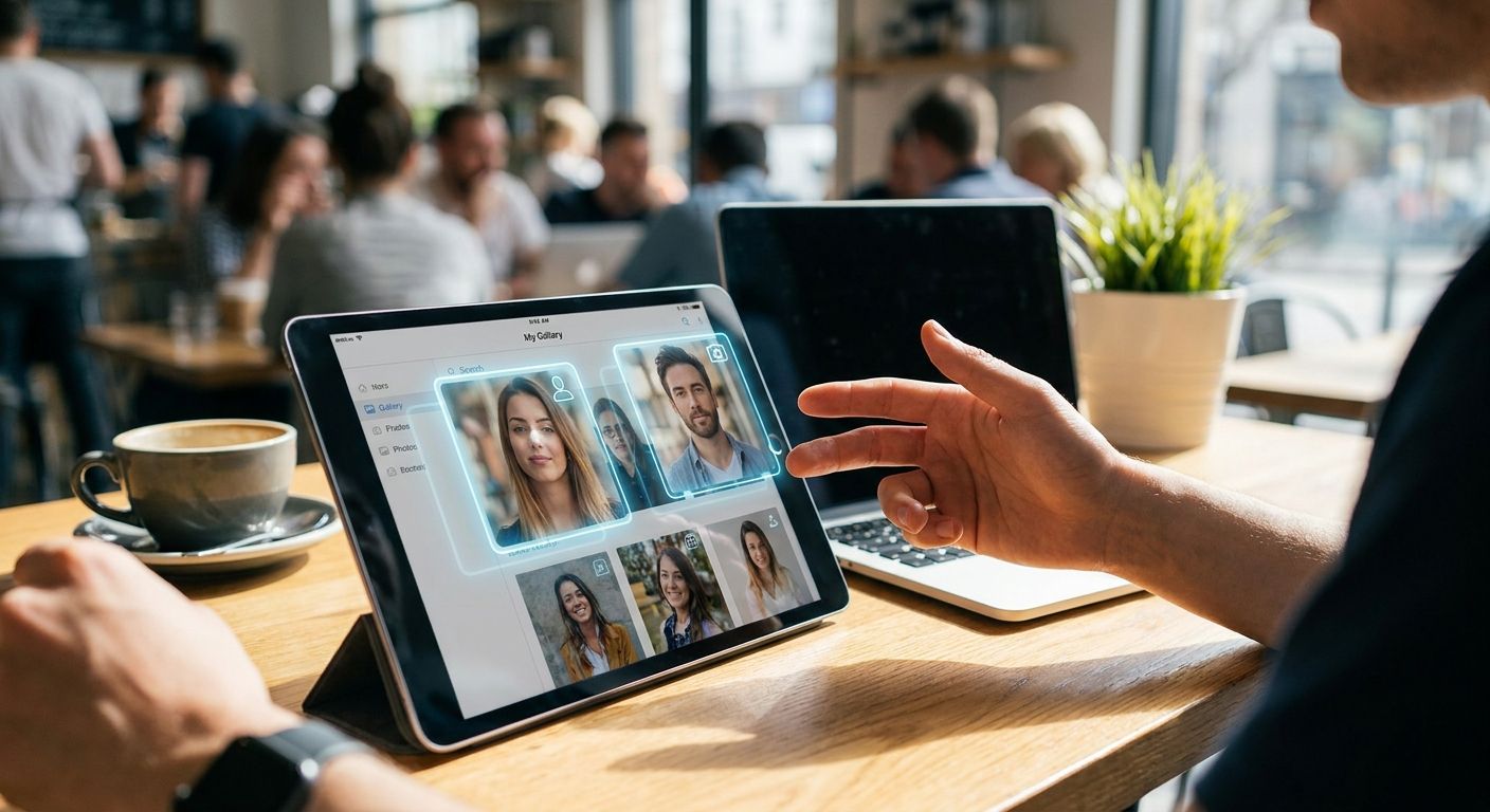 Facial recognition AI for photo tagging platforms