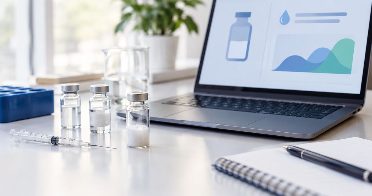 Automatically calculate reconstitution volumes when you enter peptide vial strength