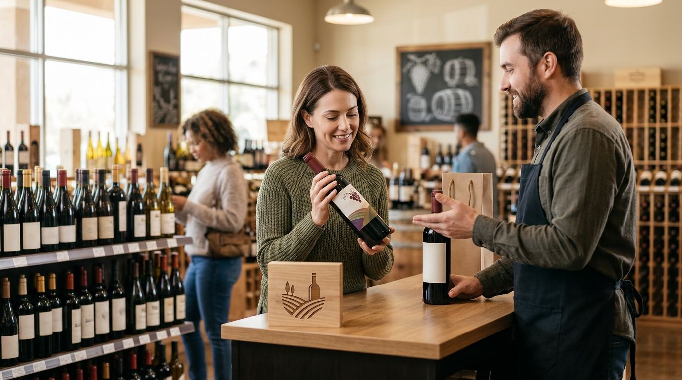 How much does a bottle of wine cost in Santa Clarita?