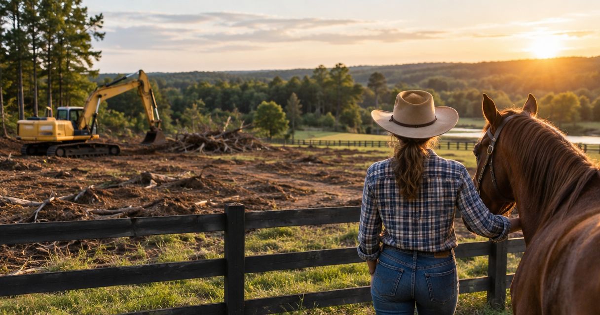 Land clearing for equestrian and horse property owners: complete 2026 guide