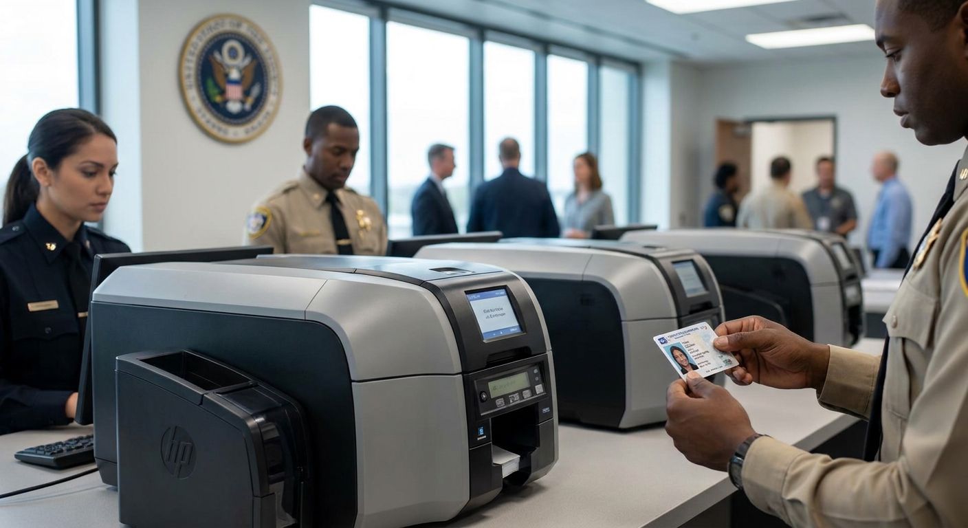 ID card printers for government agencies